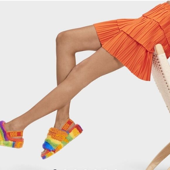 UGG Fluff Yeah Slide Cali Collage - Picture 5 of 5